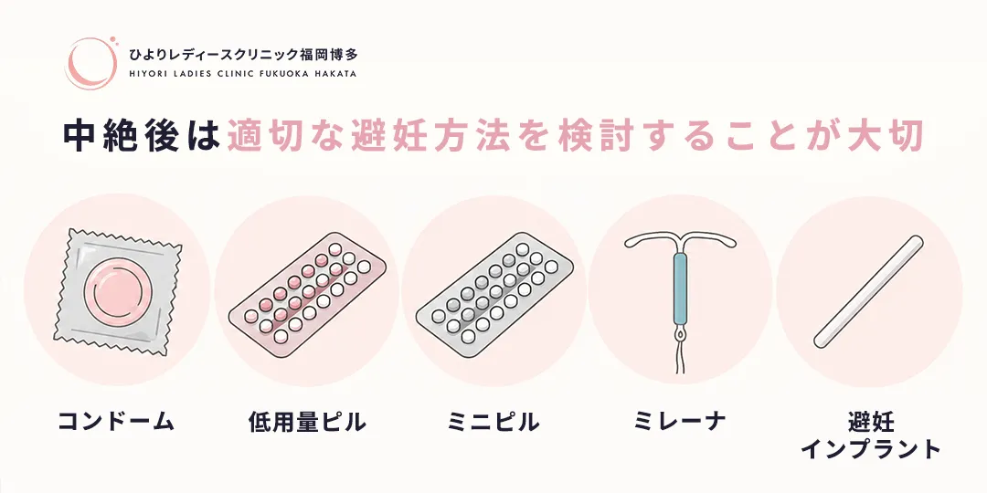 中絶後は適切な避妊方法を検討することが大切